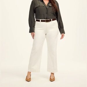 The perfect vintage wide leg crop jean color “white tile”